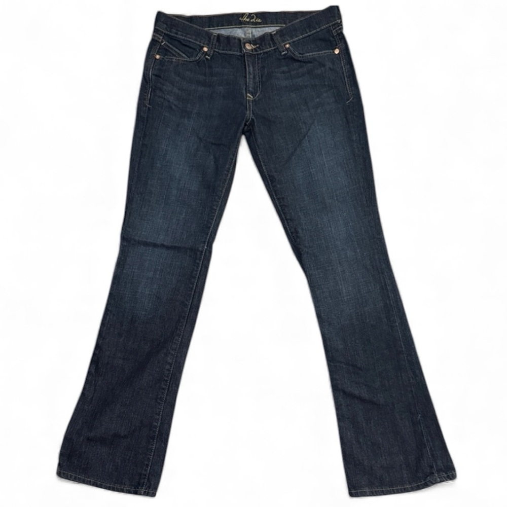 Old Navy The Diva Bootcut Low Rise Women's Dark Blue Everyday Jeans Sz 10 Long